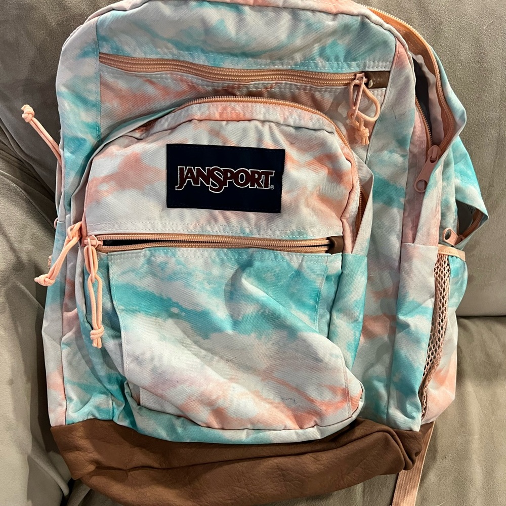 JanSport Pastel Tie-Dye Backpack